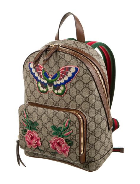 gucci butterfly backpack